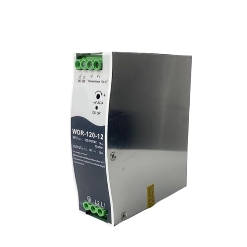 hutschienen-netzteil WDR-120W 12V 24V DIN-Schienenmontage Installation AV380V Eingangsführung Kurzschlussschutzschalter Netzteil AC/DC(WDR-120-12) von AIRUIXI