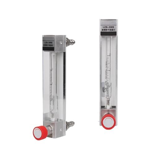 linearantrieb LZB-3WB Glas-Rotameter Flüssigkeitsdurchflussmesser Glasrohr-Schwimmerdurchflussmesser zur Messung von Wasser und reinem Wasser(6-60ml-min-Gas) von AIRUIXI