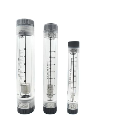linearantrieb LZM-50G Pipeline-Rotameter-Durchflussmesser, Acrylrohr-Luftdurchflussmesser for Kompressor-Industrieluftmessung(Int120-600Nm3-h) von AIRUIXI