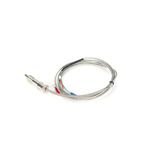 temperaturfühler K-Typ WRNT-01 M12 Bajonett-Druckfeder Abgeschirmter Draht 1-5M Thermoelement-Temperatursensor for Temperaturregler(M12 K Type 3Meter) von AIRUIXI
