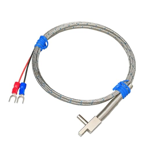 temperaturfühler T-förmiges rechtwinkliges Thermoelement Typ K/J, 0–600 °C, Verteilerkanal-Temperatursensor for Spritzgusssysteme(J-4m) von AIRUIXI