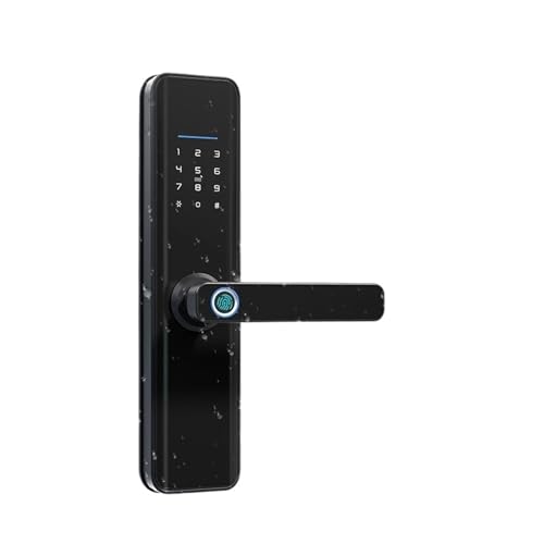AIRYSSFU Türinnengriffe, Wasserdichter Finrabdruck TTlock Smart Elektronisches Schloss Sicheres Smart Home(X7ttB-6085) von AIRYSSFU