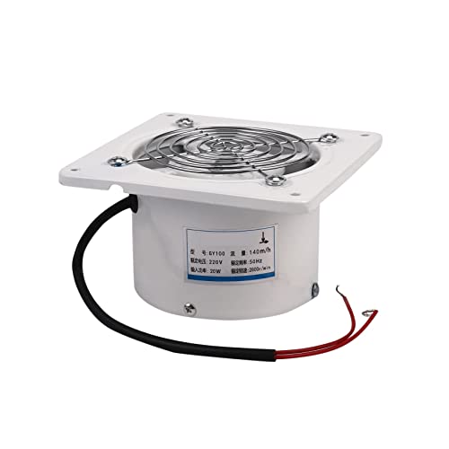 Abluftventilator, 4 Zoll 20W Entlüftung Abluftventilator Fenster Wand Küche Toilette Badezimmer Gebläse Air Clean Cooling Vent von AIRYSSFU