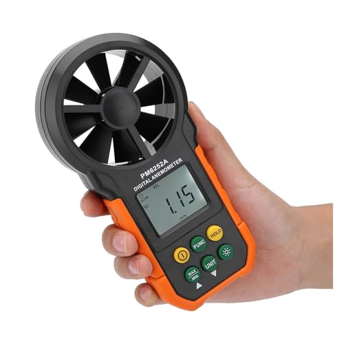 Anemometer, Digital-Anemometer Anemometer Digital Wind Speed Meter Luftvolumenmessung Anemometer Wind von AIRYSSFU