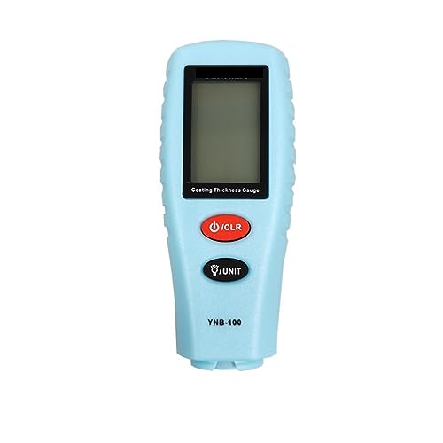 Dickenmessgerät, 5ps Digital Mini Beschichtung Autolack Dicke Meter Lack Dicke Tester Dicke Gauge Mit Hintergrundbeleuchtung YNB-100(Blue Without Battery) von AIRYSSFU