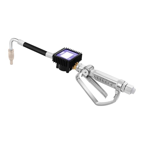 Durchflussmesser, Elektronische quantitative Betankungspistole mit 2 Batterien, Öltransferpumpe und Steuerventil, digitales Manometer, 4 Messeinheiten Durchflussmesser, Elektronische quantitative Betankungspistole mit 2 Batterien, Öltransferpumpe und Steuerventil, digitales Manometer, 4 Messeinheiten von AIRYSSFU