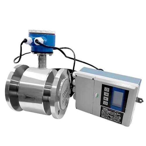 Durchflussmesser, Split Elektromagnetischer Durchflussmesser LCD-Anzeige Puls 4-20mA RS485 Signalausgang Durchflussmesser(DN10 (SS304)) von AIRYSSFU