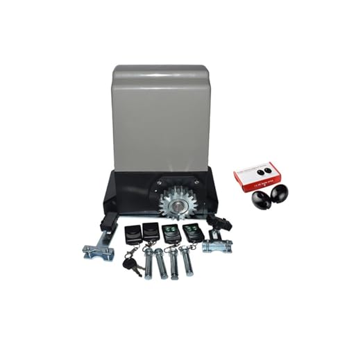 Gate Opener Kit, 230 V 800 kg/1200 kg elektrischer automatischer Motorantrieb for Öffnen der Schiebetür (Sensor-Tastaturbeleuchtung optional)(Kit 3) von AIRYSSFU