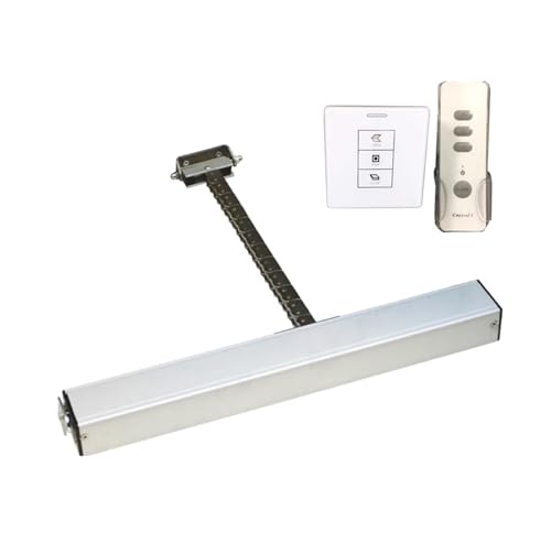 Gate Opener Kit, 24V Tuya Automatischer WIFI-Fensterantriebsöffner mit Fernbedienungsschlüssel 400N Einzelketten-Elektro-Gewächshaus-Hausautomation(Kit4) von AIRYSSFU