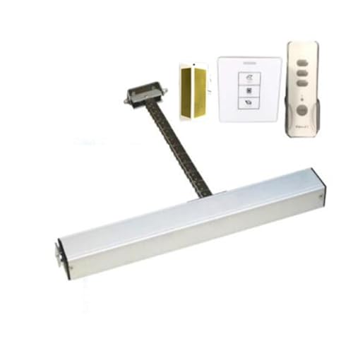 Gate Opener Kit, 24V Tuya Automatischer WIFI-Fensterantriebsöffner mit Fernbedienungsschlüssel 400N Einzelketten-Elektro-Gewächshaus-Hausautomation(Kit8) von AIRYSSFU