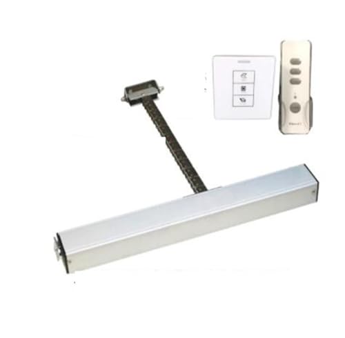 Gate Opener Kit, 24V Tuya Automatischer WIFI-Fensterantriebsöffner mit Fernbedienungsschlüssel 400N Einzelketten-Elektro-Gewächshaus-Hausautomation(Kit9) von AIRYSSFU