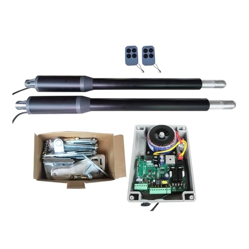 Gate Opener Kit, DC24V Motor Motorsystem Automatische Tür könnte for AC220V/AC110V Swing Gate Driver Actuator Suit Gates Opener verwendet werden(Basis Kit) von AIRYSSFU