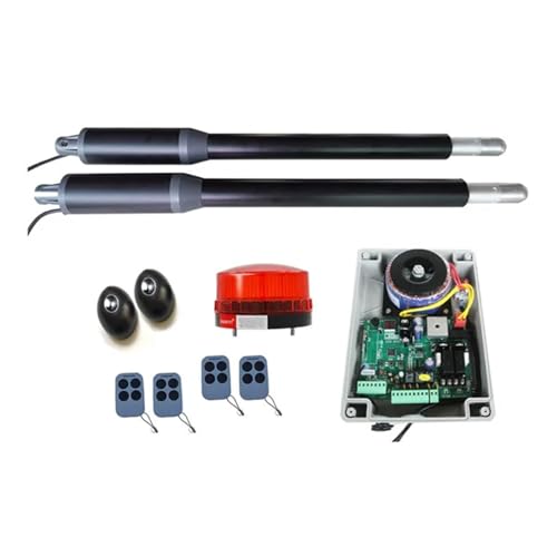 Gate Opener Kit, DC24V Motor Motorsystem Automatische Tür könnte for AC220V/AC110V Swing Gate Driver Actuator Suit Gates Opener verwendet werden(Kit 3) von AIRYSSFU