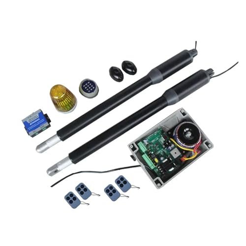 Gate Opener Kit, DC24V Motor Motorsystem Automatische Tür könnte for AC220V/AC110V Swing Gate Driver Actuator Suit Gates Opener verwendet werden(Kit 4) von AIRYSSFU