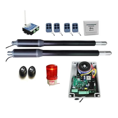 Gate Opener Kit, DC24V Motor Motorsystem Automatische Tür könnte for AC220V/AC110V Swing Gate Driver Actuator Suit Gates Opener verwendet werden(Kit 5) von AIRYSSFU