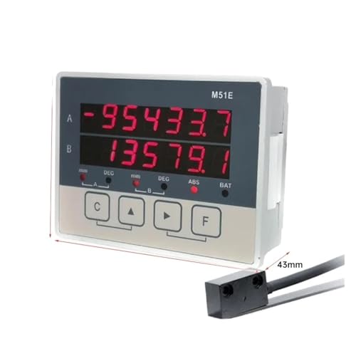 Gitterskalensensor LP20E 2 Achsen Digit Display DRO Magnetische Sensor Magnetband Verschiebung Anzeige Skala CNC Drehmaschine Maschine Werkzeug Holzbearbeitung(LP20E display sensor) von AIRYSSFU