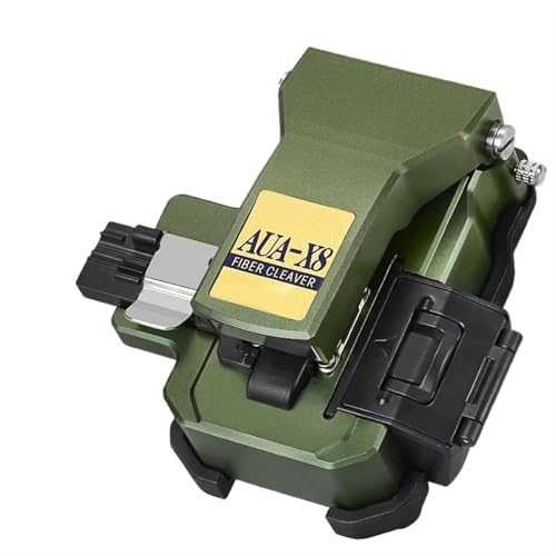 Glasfaser-Trenngerät, AUA-X8 Einstufiger Glasfaser-Spalter Automatischer Drei-in-Eins-Glasfaser-Spalter Kabelschneiden FTTT Glasfaser-Messerwerkzeuge(AUA-X8 Green) von AIRYSSFU
