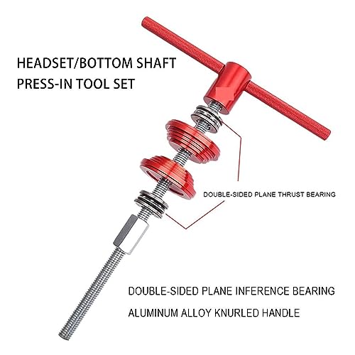 Hydraulische Crimpzange, Fahrrad Headset Installation Entfernung Werkzeuge Fahrrad Reparatur Ständer Multi Tool Presse Hydraulische Risiko Puller Multi-tool Kit(Upgraded version) von AIRYSSFU