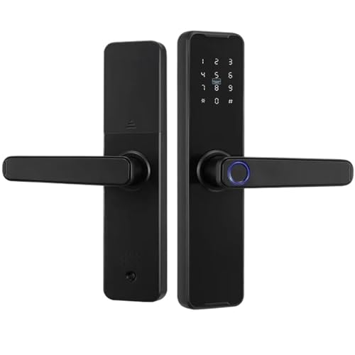 Intelligenter Türgriff, Bluetooth-Intelligenzschloss Biometrischer Fingerabdruck Smart Keyless Access Passwort IC-Karte Smartlife von AIRYSSFU