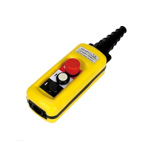 Kransteuerung, 2/4/6/8 motorbetriebener Kürbis-Hebeknopf-Steuerschalter mit doppelter Geschwindigkeit, Kranfahr-Fernbedienungsgriff, wasserdicht(P) von AIRYSSFU