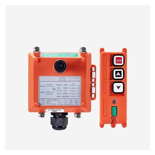 Kransteuerung, Universeller drahtloser Fernsteuerungsschalter mit 2 und 3 Einzelgeschwindigkeitstasten for Winden-Brückenkran(TELEcontrol 100-440V) von AIRYSSFU