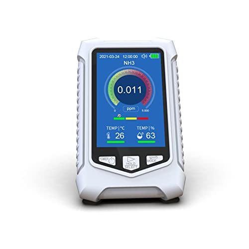 Luftqualitätsmonitor, Multifunktionaler Ammoniak-Gas-Hand-Luft-Detektor-Temperatur- und Feuchtigkeitsformaldehyd-Detektor,Präzisionsmessung Luftqualitätsmonitor, Multifunktionaler Ammoniak-Gas-Hand-Luft-Detektor-Temperatur- und Feuchtigkeitsformaldehyd-Detektor,Präzisionsmessung von AIRYSSFU
