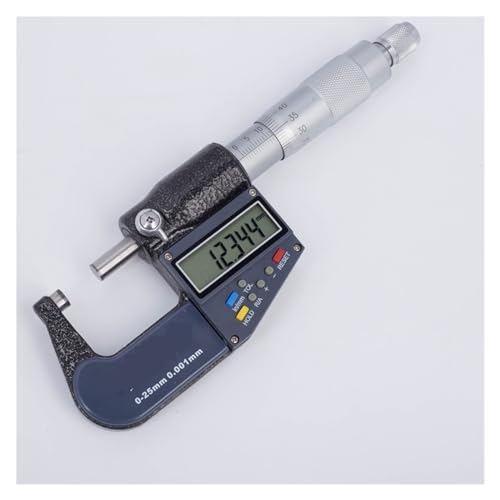 Mikrometer, 0,001 mm digitale Mikrometer 0–100 mm elektronische Außenmikrometer verchromt Messschieber Messwerkzeuge 0–25–50–75–100 mm(75-100mm) von AIRYSSFU