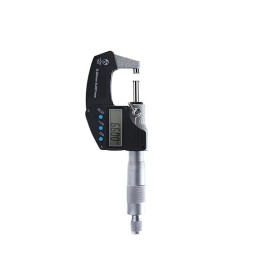 Mikrometer, 0-25-50-75-100 mm IP65-Schutzstufe Digitales Außenmikrometer Elektronische Mikrometerlehre 0,001 mm Genaue Messwerkzeuge(75-100mm) von AIRYSSFU