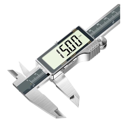 Mikrometer, Ganzmetall-Messschieber mit elektronischer Digitalanzeige IP54, 0–150/200/300 mm, Edelstahl, HD-Vollbild-Messschieber(0-300mm) von AIRYSSFU