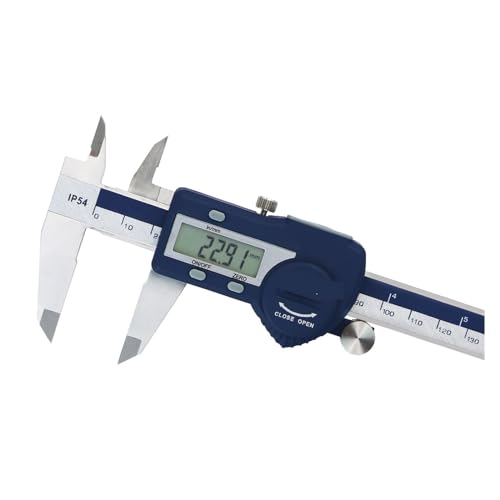 Mikrometer, IP54 Digitaler Messschieber 150 mm Elektronischer Messschieber Lineal Digitaler Messschieber Digitaler Messschieber Edelstahl-Messschieber 150 mm(5140-150) von AIRYSSFU