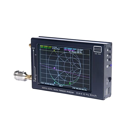 Spektrumanalysator, 4-Zoll-Vektor-Netzwerkanalysator GS-400. Unterstützt Host Computer Software 50kHz-3GHz Antenne Analyzer von AIRYSSFU