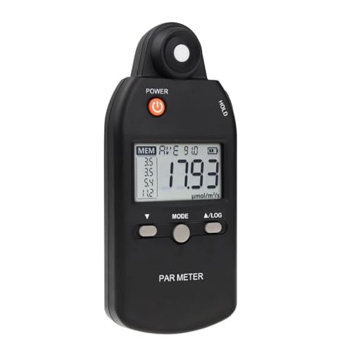 UV-B-Tester, PAR-Meter Beleuchtungsstärkemessgerät PPFD-Sensor Voll-Aufzeichnungsfunktion Indoor Outdoor Pflanzenlichtmessgerät von AIRYSSFU