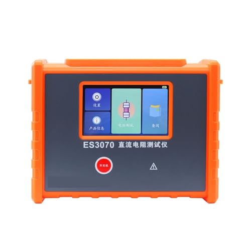 Widerstandstester, ES3070 Handheld DC Wicklungswiderstandstester Mikro-Ohmmeter 5A 10A Erdungsdurchgangsdetektor Messbereich 10,0 UΩ-50 KΩ von AIRYSSFU