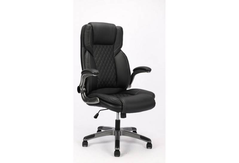 AISALL Bürostuhl Chefsessel, klappbare Armlehnen, verstellbare Rückenlehne (1 St), Schreibtischstuhl, Vielzweckstuhl für Arbeit & Entspannung von AISALL