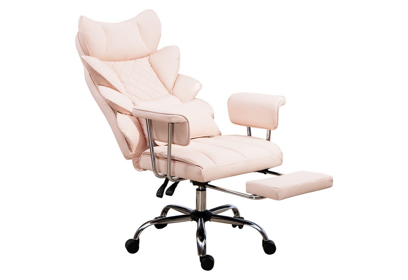 AISALL Bürostuhl Ergonomischer Computerstuhl, 90-135° Verstellbare Rückenlehne (1 St), Schreibtischstuhl mit Fußstütze, 360°-Drehfunktion von AISALL