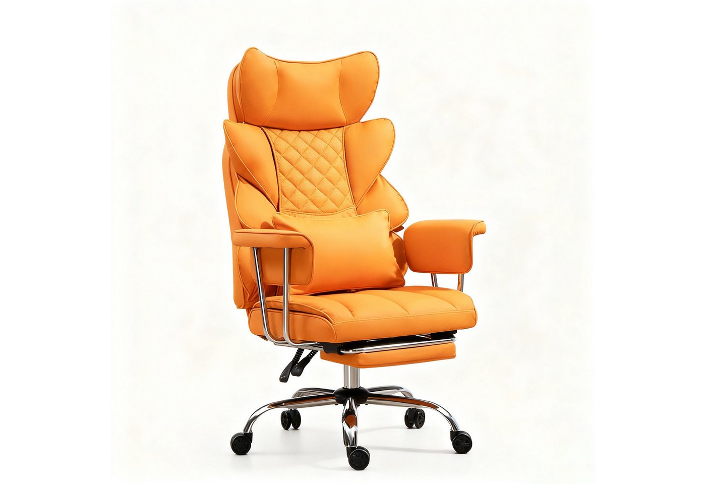 AISALL Bürostuhl Ergonomischer Computerstuhl, 90-135° Verstellbare Rückenlehne (1 St), Schreibtischstuhl mit Fußstütze, 360°-Drehfunktion von AISALL