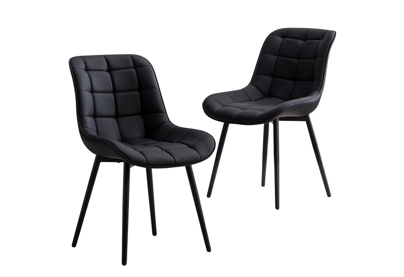 AISALL Esszimmerstuhl Moderner PU-Leder Küchenstuhl mit Netzmuster, Wohnzimmerstuhl (1 St), Polsterstuhl für Esszimmer, Küche, Wohnzimmer von AISALL