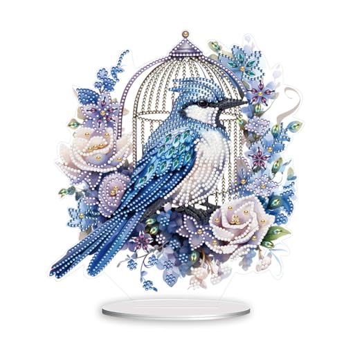 AISEN 5D DIY Diamond Painting Tiere Deko, Diamant Malerei Tischdeko Tiere, Diamant Painting Tisch Deko, Malen nach Zahlen Kinder Geschenk (K) von AISEN