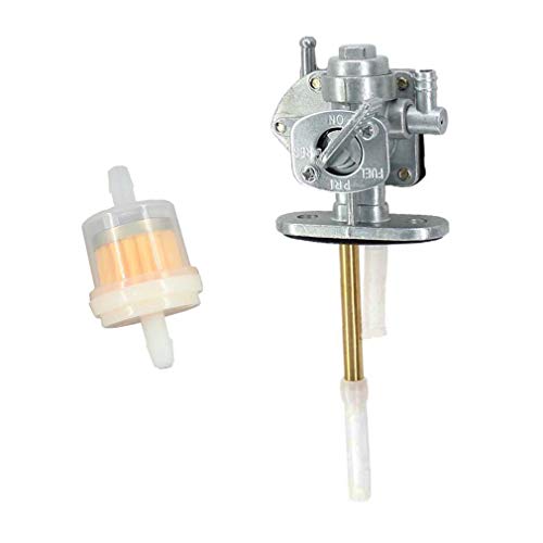 AISEN Benzinhahn Kraftstoffhahn Benzinfilter für Kawasaki Zephyr 550 ZR550B ZR1100 ZR7S ZR750 von AISEN