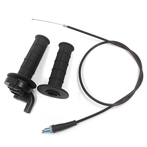 AISEN Gasgriff Set mit cable für 22mm Lenker Dirt Bike Pit Bike Enduro Cross ATV Quad von AISEN