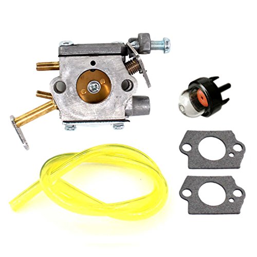 AISEN Vergaser mit Dichtung und Primer Pumpe für Homelite UT-10532 UT-10926 Ryobi RY74003D 33cc Kettensäge 300981002 von AISEN