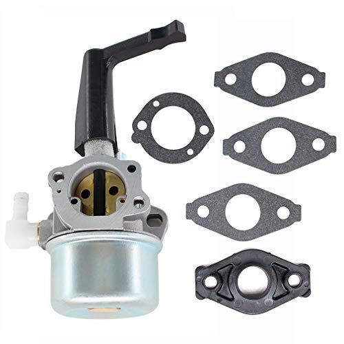 Tiller Vergaser mit Dichtung Satz Ersetzen Briggs & Stratton 696065 697422 für 110402 110412 Horizontal Motor von AISEN