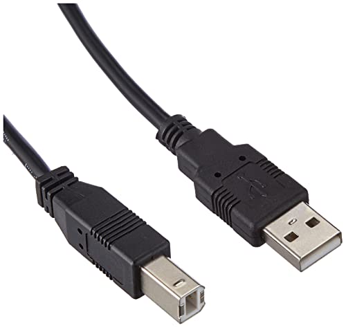 AISENS A101 – 0006 – 1.8 m USB 2.0 Drucker Kabel, Schwarz von AISENS