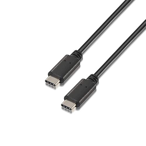 AISENS A107 – 0055 – 3 A (0.5 m USB 2.0 Kabel, für Telefon Handy und Tablet) schwarz von AISENS