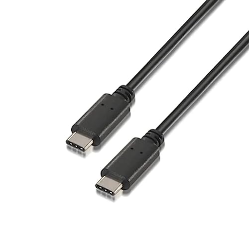 AISENS A107-0058 - USB 2.0 Kabel (3 A, 3 m, für Handy und Tablet) schwarz von AISENS