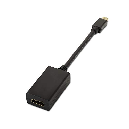 AISENS A125 – 0137 – 15 cm Mini DP auf HDMI-Konverter, Schwarz von AISENS