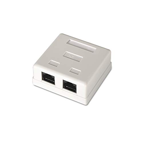 AISENS A139 Oberfläche – 0302 – Rosette RJ45, Weiß von AISENS