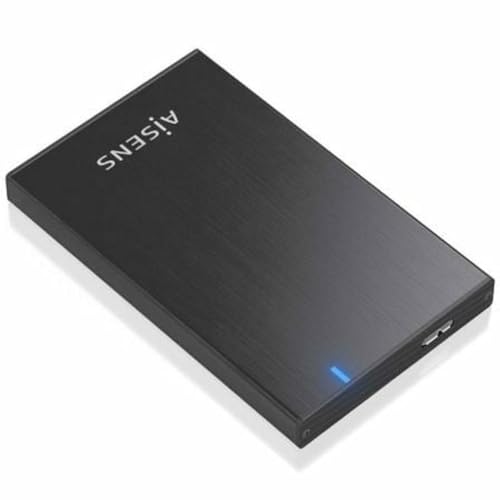AISENS Externes Gehäuse 2 5 ASE 2527B 9 5 mm SATA auf USB 3 0 USB3 1 Gen1 Schwarz von AISENS