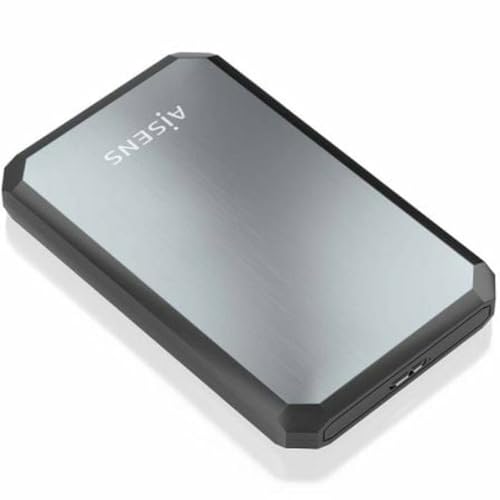 AISENS Externes Gehäuse 2 5 ASE 2529B 9 5 mm SATA auf USB 3 0 USB3 1 Gen1 Schwarz Grau von AISENS