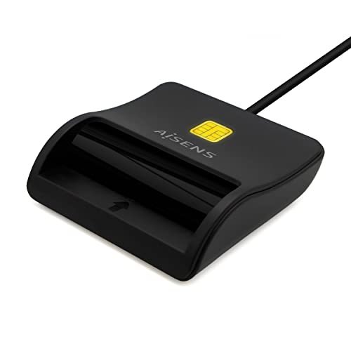 AISENS Lector DE TARJETA INTELIGENTE DNI USB-C Negro von AISENS